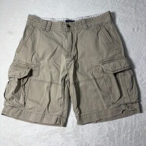 Polo Ralph Lauren Cargo Shorts Men 35 Khaki Chino Vintage Military Outdoors